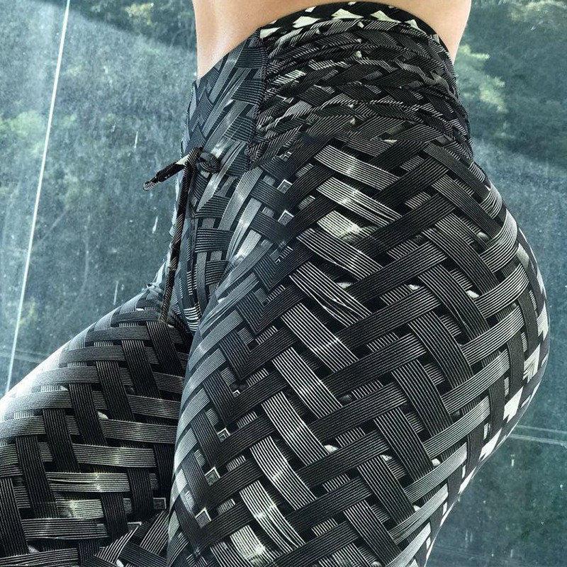 Weave Printed Leggings - MyStoreLiving