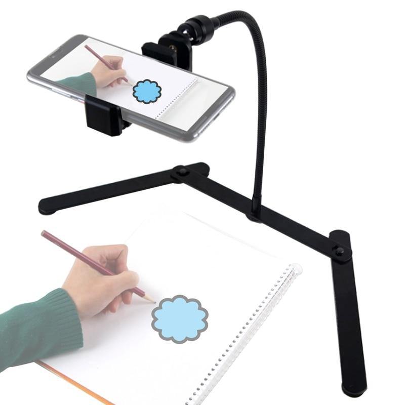 Adjustable Tripod with Cellphone Holder, Overhead Phone Mount, Table Top Teaching - MY STORE LIVING