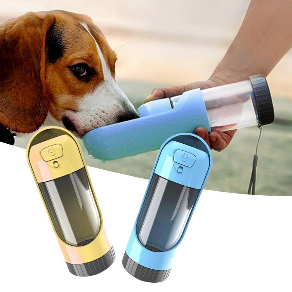 Portable Pet Dog Water Bottle 300ml Drinking Bowl for Small Large Dogs Feeding Water Dispenser Cat Dogs Outdoor Bottles - MY STORE LIVING