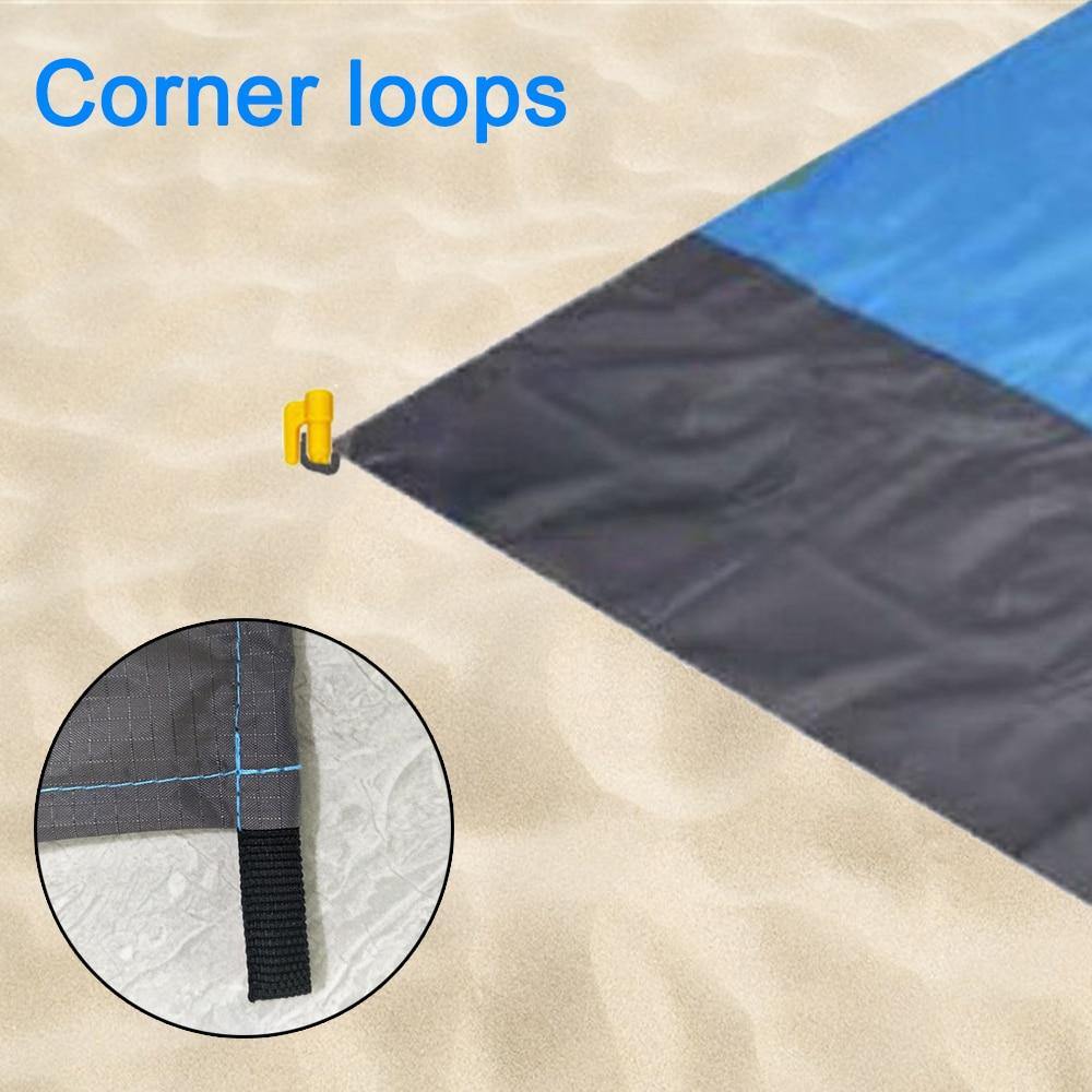 Camping Mat Waterproof Beach Blanket Outdoor Grounding Mat Mattress Picnic Pocket Carpet Rug Portable Folding Sleeping Bed Pad - MY STORE LIVING