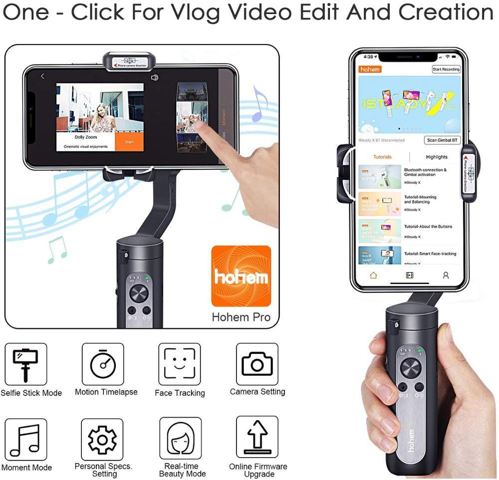 iSteady X Vlogger Kit 3-Axis Smartphone Gimbal with Wireless Microphone - MY STORE LIVING