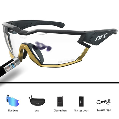 NRC P-Ride Photochromic Cycling Glasses Man Mountain Bike Bicycle Sport Cycling Sunglasses MTB Cycling Eyewear - MY STORE LIVING