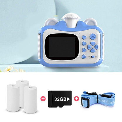 Instant Print Digital Kids Camera 1080P Rechargeable Kids Camera + 16GB SD Card - MY STORE LIVING