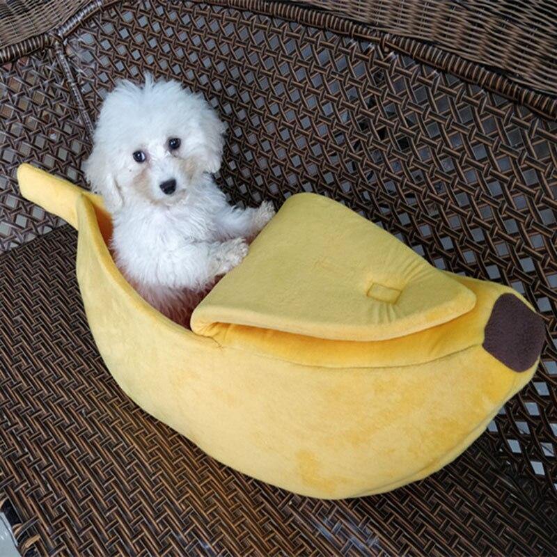 The Banana Bed | Cute Dog & Cat Bed | - MY STORE LIVING