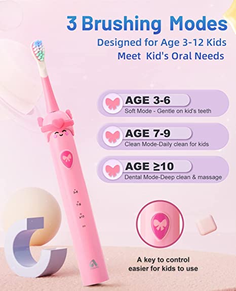 Rechargeable Electric Toothbrush for Kids