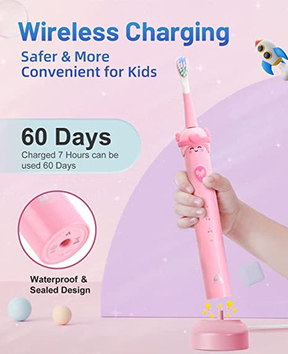 Rechargeable Electric Toothbrush for Kids