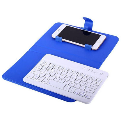 PU Leather Wireless Keyboard Case for iPhone Protective Mobile Phone With Bluetooth Keyboard For IPhone 7 - MY STORE LIVING