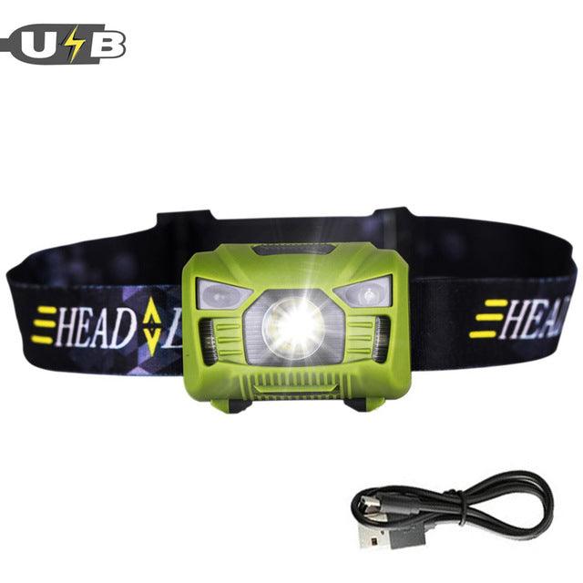 Outdoor Rechargeable Head Torch - MyStoreLiving