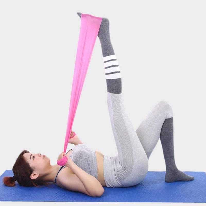 Yoga Stretch Resistance Band GYM Fitness Equipment Training Latex Elastic Exerciser - MyStoreLiving