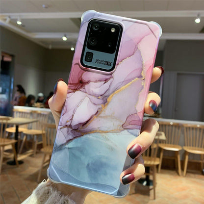 ShockProof Marble Crack Plating Phone Case - MY STORE LIVING