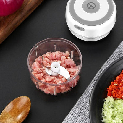 MiniElectric Chopper Portable Small Food Processor - MY STORE LIVING