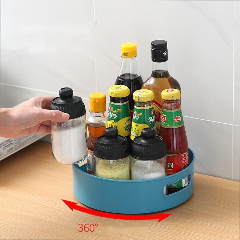 360 Rotating Tray Turntable Kitchen Storage Containers - MyStoreLiving