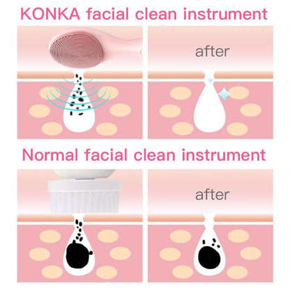 KONKA 100ml Large-capacity water tank face steamer Electric face brush Skin spa Beauty simple operation White face humidifier - MY STORE LIVING