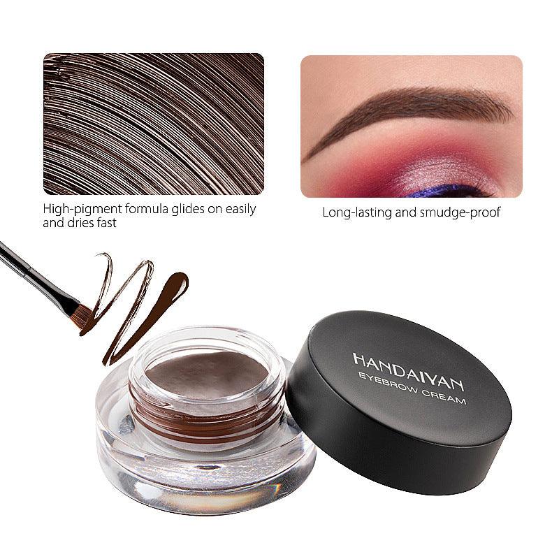 HANDAIYAN 12 Colors Waterproof Eyebrow Dyeing Cream Multifunctional Eyeliner Does Not Fade - MyStoreLiving