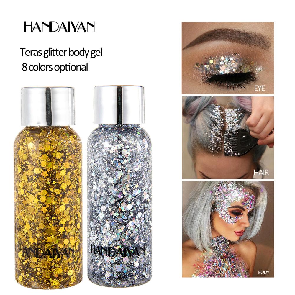 HANDAIYAN Mermaid Glitter Shiny Body Painting For Eye Shadow - Gel Cream face Shimmer - MyStoreLiving