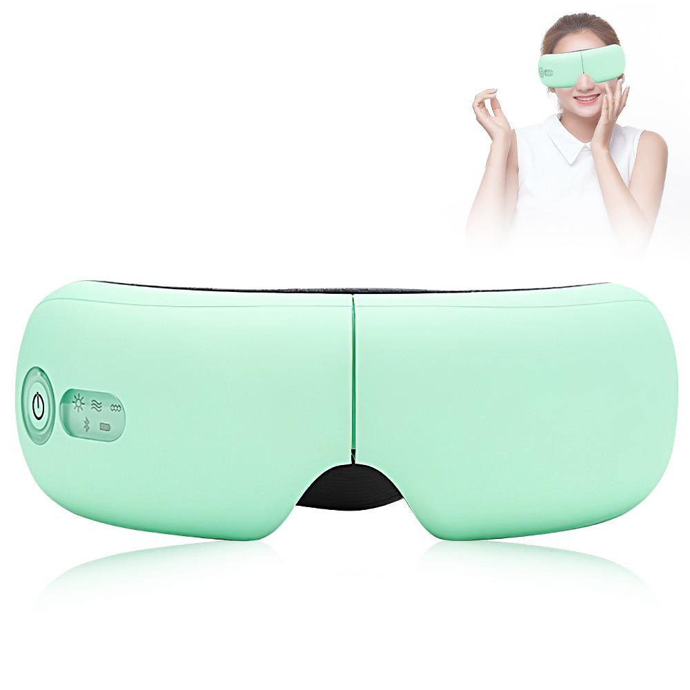 Bluetooth Smart Vibration Eye Massager Eye Care Device Hot Compress Glasses Instrument Music Foldable Eye Protection - MY STORE LIVING