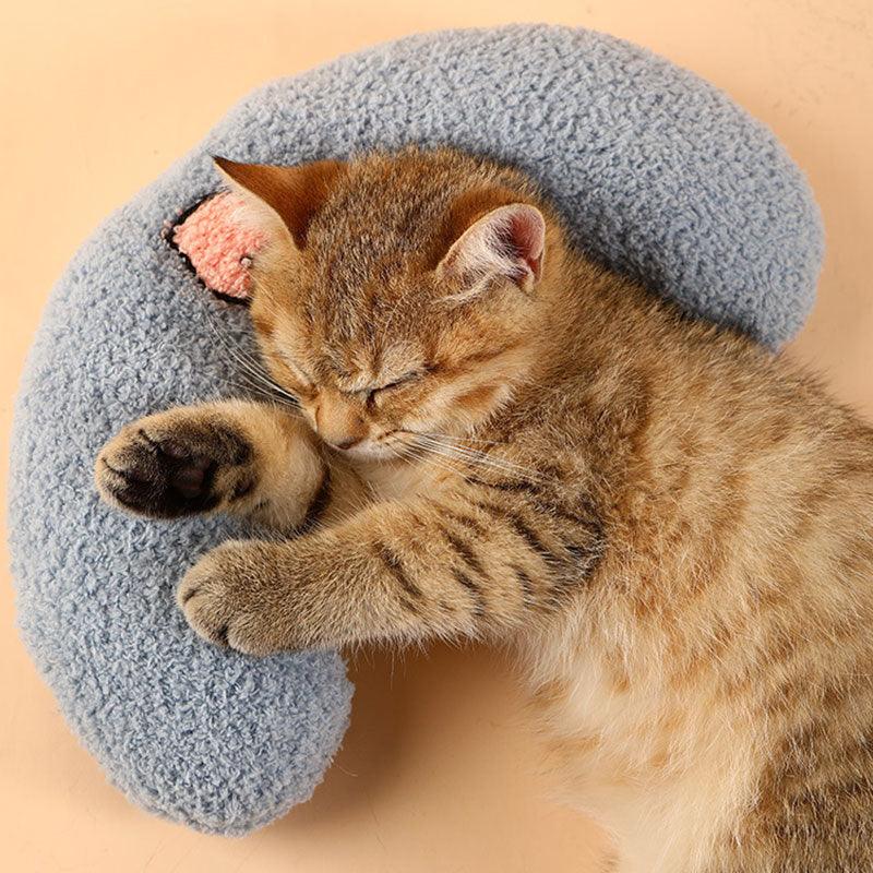 Dog Cat Pillow Protection Cervical Deep Sleep U-shaped Pet Pillow Puppy Cat Pillow Pillow Pet Supplies - MyStoreLiving