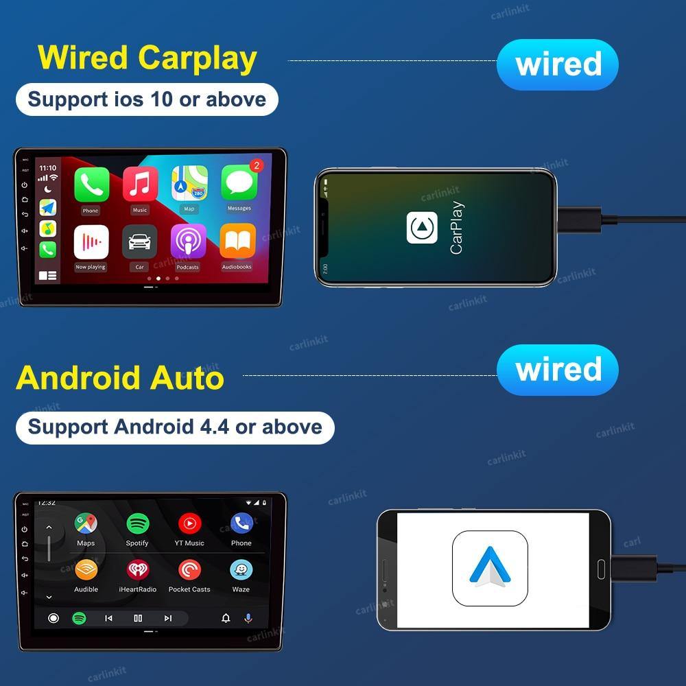 Carlinkit Apple Car Play Android Auto Dongle For Android System Screen Smart Link Support Mirror-Link Airplay Google Music IOS14 - MY STORE LIVING