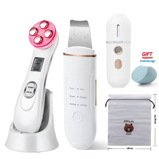 Ultrasonic Skin Scrubber Facial Cleansing - MY STORE LIVING