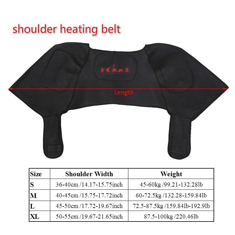 Heat Therapy Pad Belt Shoulder Protector Support Body Muscle Pain Relief Supplies - MY STORE LIVING