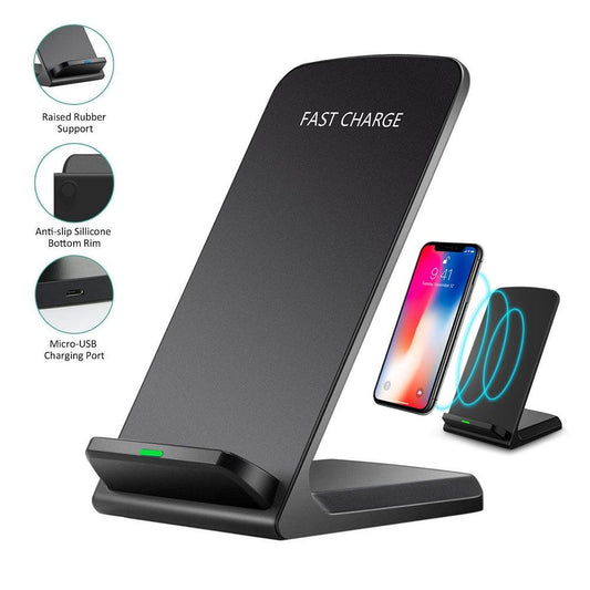 Q740 Wireless Folding Vertical Quick Charger USB Fast Charging Bracket High Power Docking Stand - MyStoreLiving