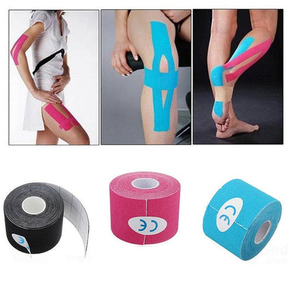 Kinesiology Tape Athletic Recovery Self Adherent Wrap Taping - MyStoreLiving