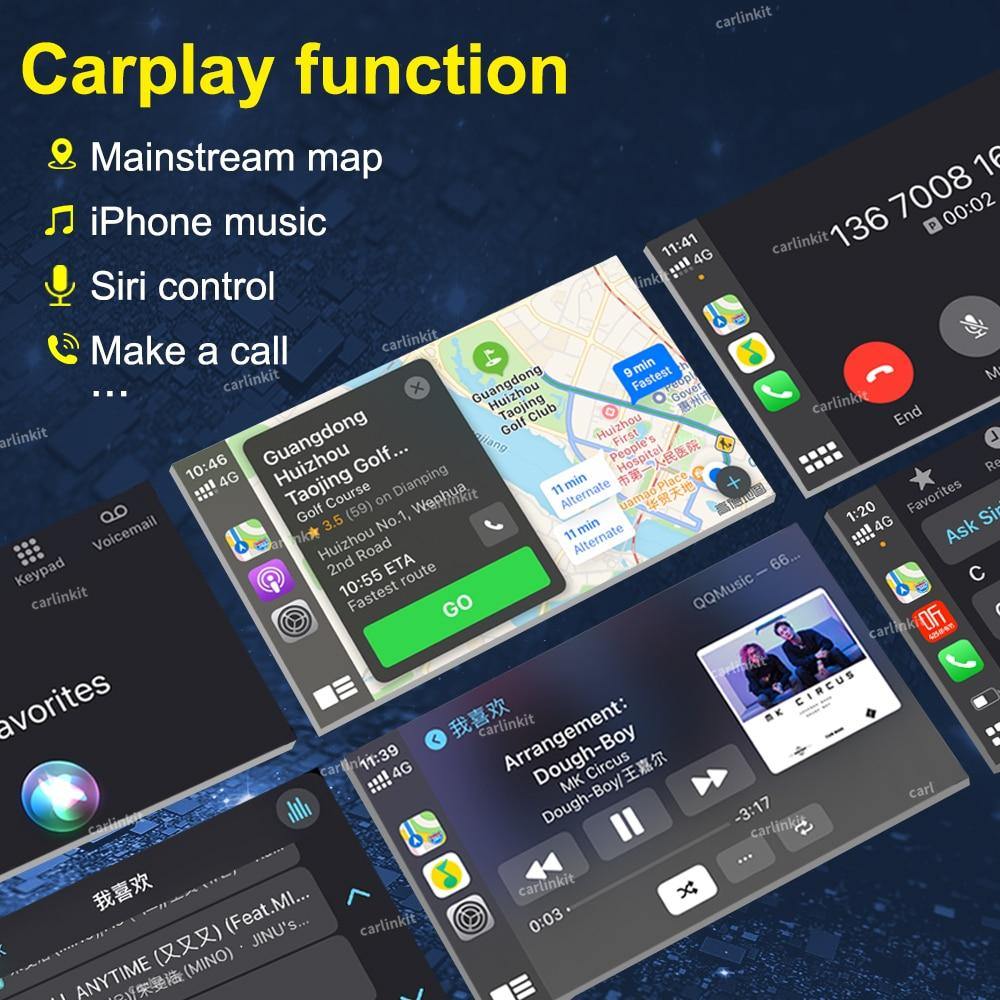 Carlinkit Apple Car Play Android Auto Dongle For Android System Screen Smart Link Support Mirror-Link Airplay Google Music IOS14 - MY STORE LIVING