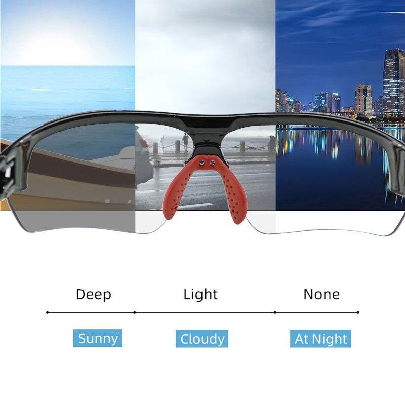 Protection Goggles Sport Sunglasses 3 Colors Bicycle Glasses Mtb Road Bike Eyewear Rockbros Photochromic Cycling Glasses - MY STORE LIVING