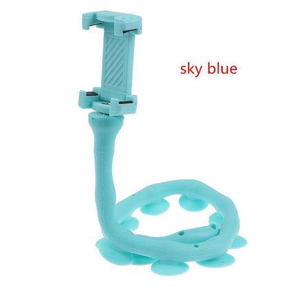 Suction Cup Lazy Phone Holder Caterpillar Cell Phone Holder Desktop Flexible Worm Car Mount Home Cute Phone Wall Bracket Bicycle - MY STORE LIVING