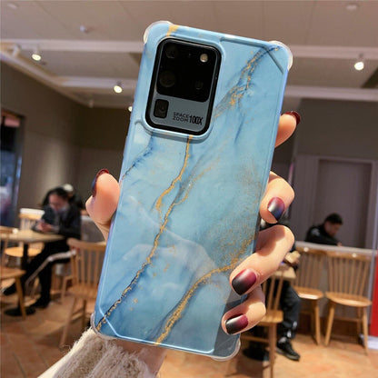 ShockProof Marble Crack Plating Phone Case - MY STORE LIVING