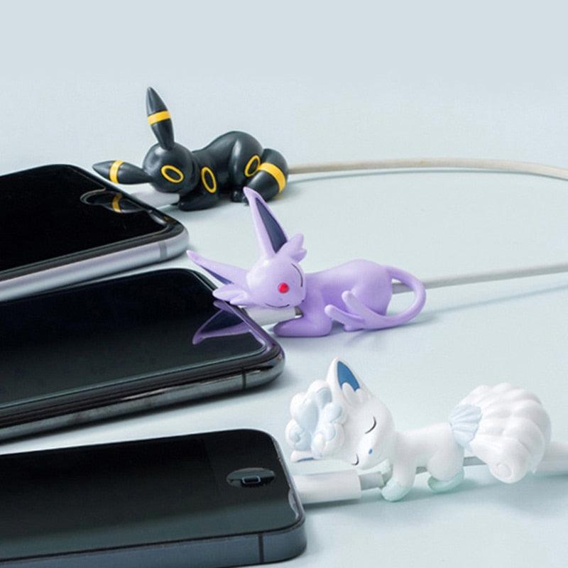Cute Bite Cartoon Cable Protector -Earphone data cable Universal Cord Protection Protective Cover USB Cable Winder - MyStoreLiving