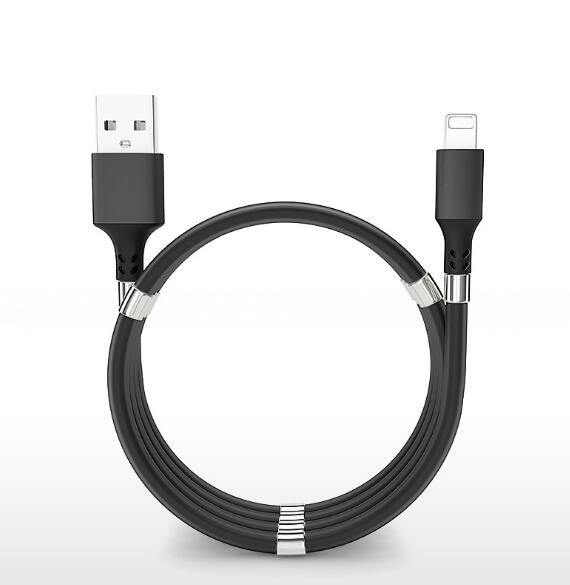 Magic Rope Magnetic Data Cable for Android IOS Type C Micro USB Magnetic Charging Cable Self Winding Data Cable Fast Charging - MY STORE LIVING