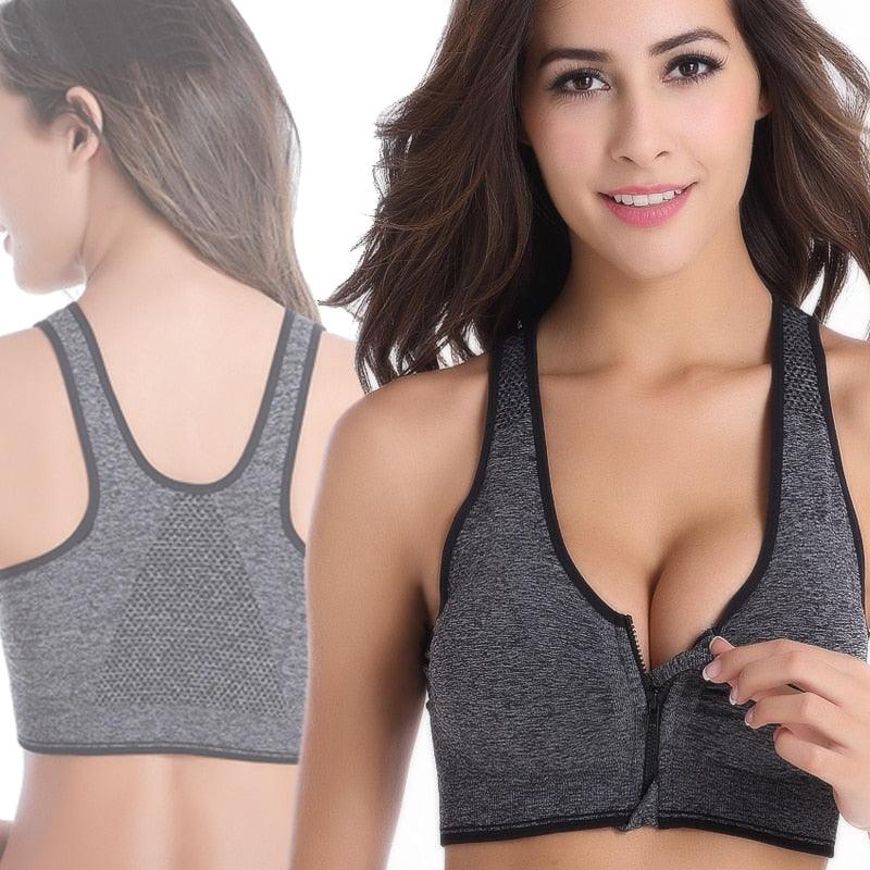 Zipper Sports Bras - MyStoreLiving