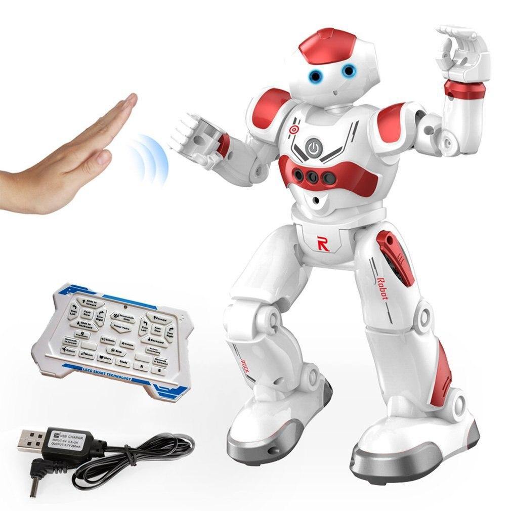 Intelligent Early Education Remote Control Robot Puzzle Boy Children's Toy Gesture Induction Usb Charging - MY STORE LIVING