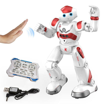 Intelligent Early Education Remote Control Robot Puzzle Boy Children's Toy Gesture Induction Usb Charging - MY STORE LIVING