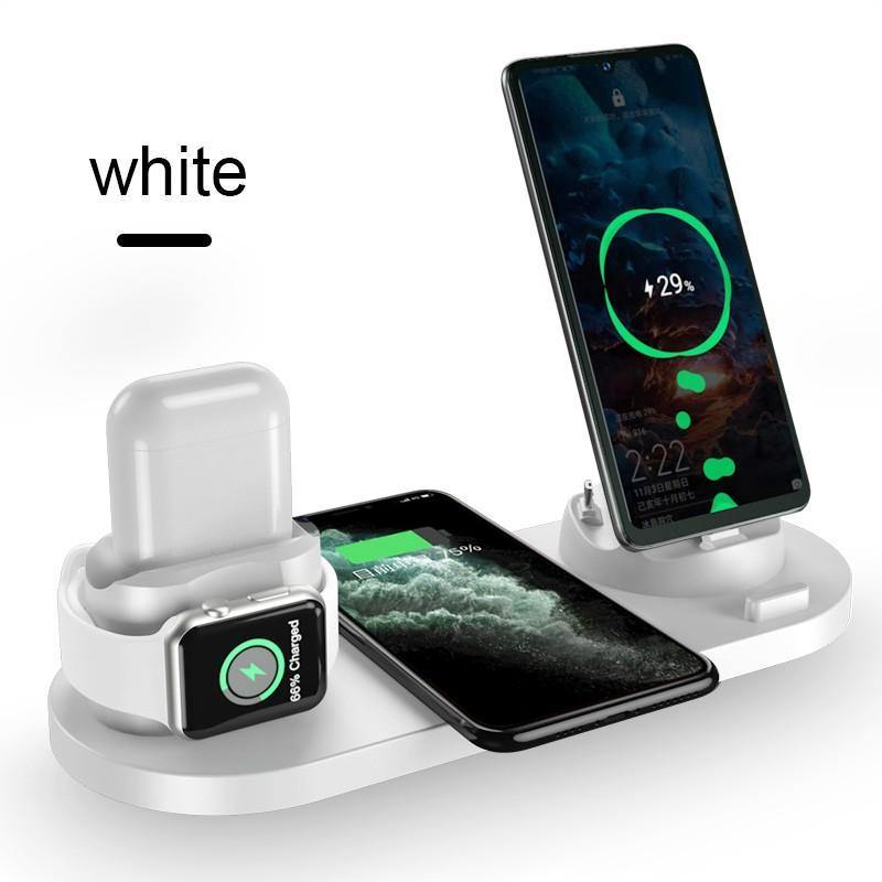Wireless Charger 6 in 1 - 3.0 Adapter Included Fast Charging - MY STORE LIVING