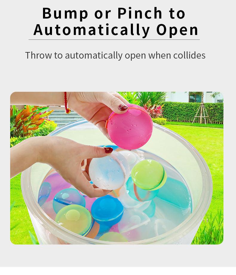 Children's Water Polo Water Balloon Bomb Reusable Water Balloon Autosealing - MyStoreLiving
