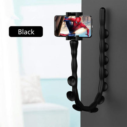 Suction Cup Lazy Phone Holder Caterpillar Cell Phone Holder Desktop Flexible Worm Car Mount Home Cute Phone Wall Bracket Bicycle - MY STORE LIVING