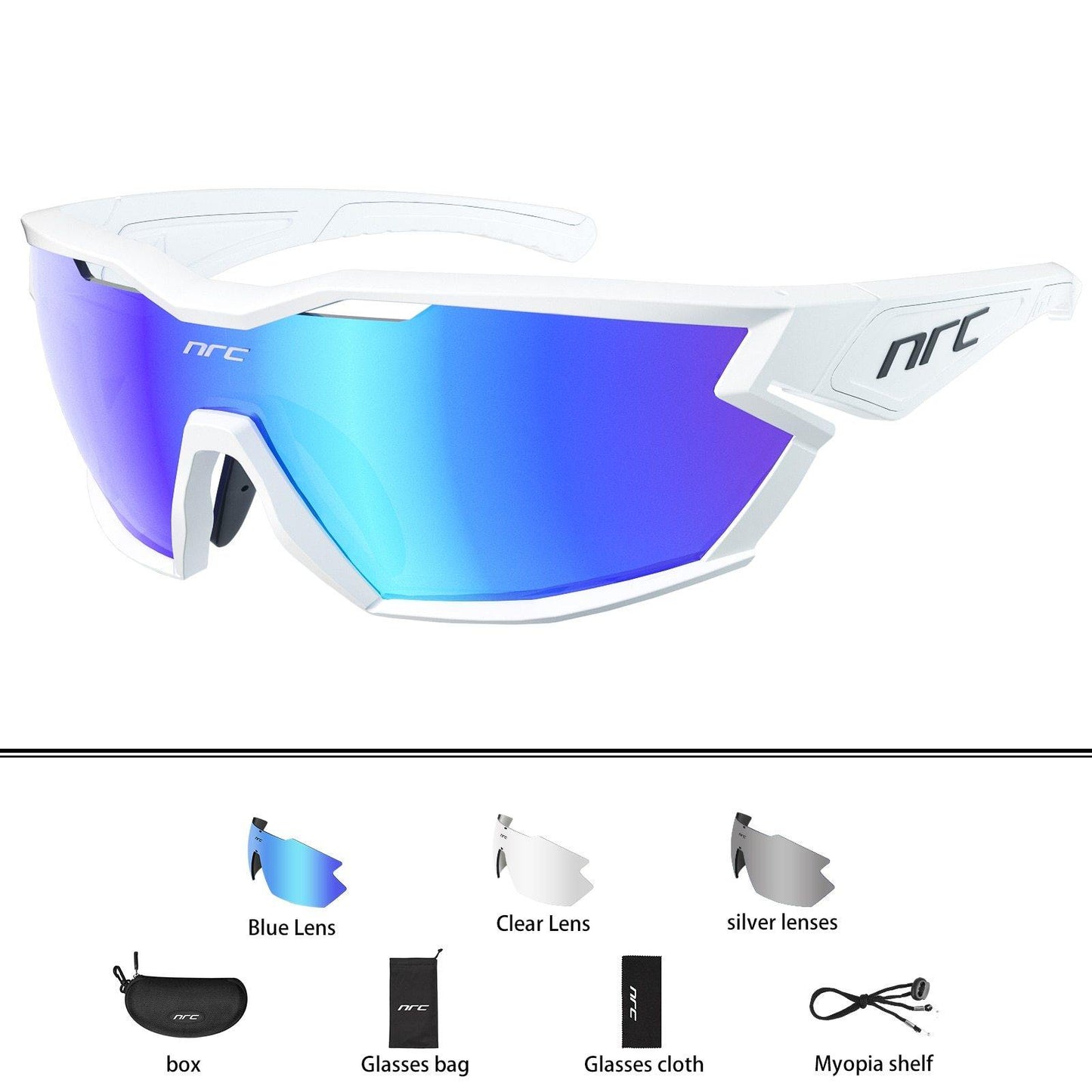 NRC P-Ride Photochromic Cycling Glasses Man Mountain Bike Bicycle Sport Cycling Sunglasses MTB Cycling Eyewear - MY STORE LIVING