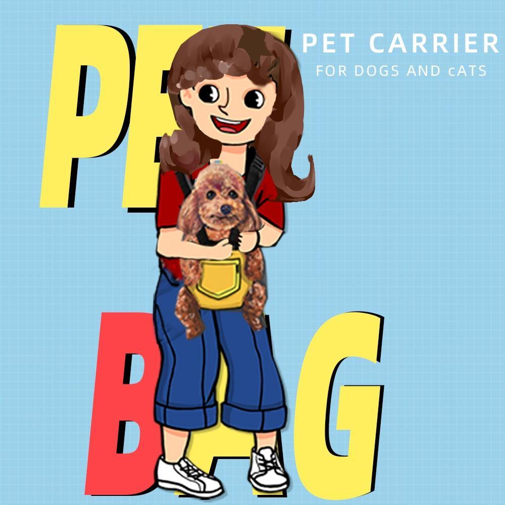 Pet Carrier for Dogs Dog Carrier Adjustable Backpack Outdoor Travel Pet Products Shoulder Pad Bags for Small Dog Cat Supplies - MY STORE LIVING