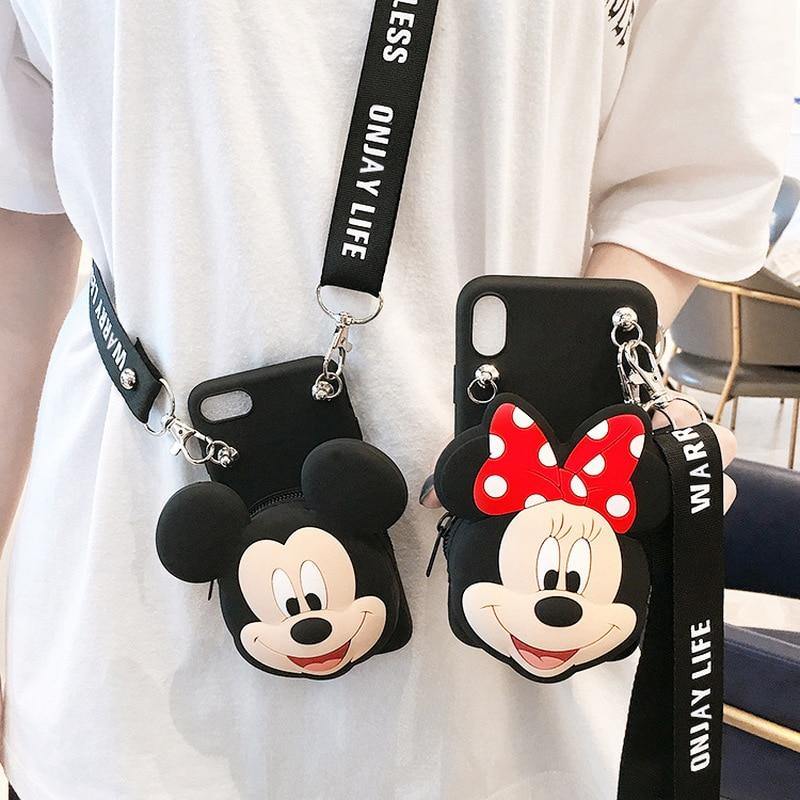 Disney Cartoon Phone Purse Crossbody Smartphone Cover Bag - MY STORE LIVING