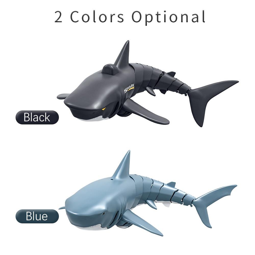 Mini RC Shark Remote Control Toy Swim Toy Underwater RC Boat Electric Racing Boat Spoof Toy Pool - MY STORE LIVING