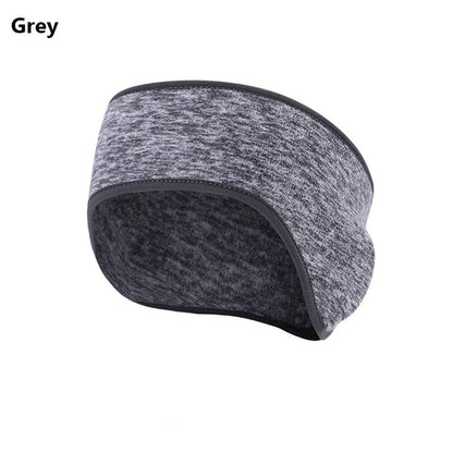 Ponytail Headband Winter Fleece Ear Cover Hair Bandage Ear Warmer Running Sport Headband for Women Girls Outdoor Sweatband - MY STORE LIVING