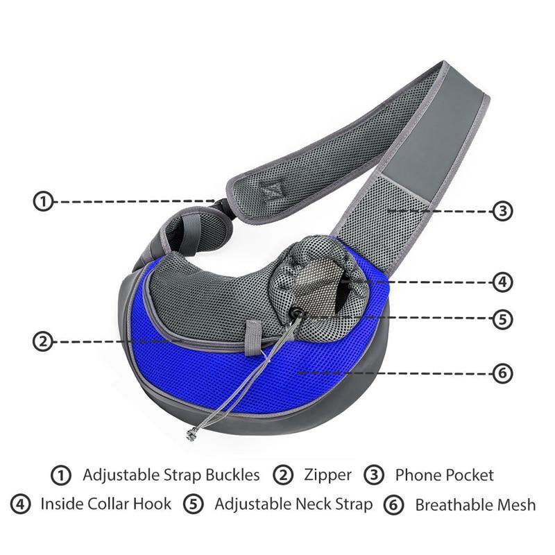 Expandable Sling Dog & Cat Carrier, Small - MY STORE LIVING