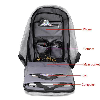 Anti-theft Backpack Bag 15.6 Inch - MY STORE LIVING