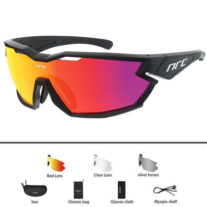 NRC P-Ride Photochromic Cycling Glasses Man Mountain Bike Bicycle Sport Cycling Sunglasses MTB Cycling Eyewear - MY STORE LIVING