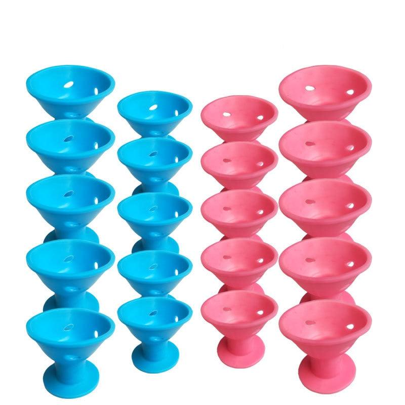 20pcs/set Magic Soft Rubber Silicone Hair Curler Twist - MyStoreLiving
