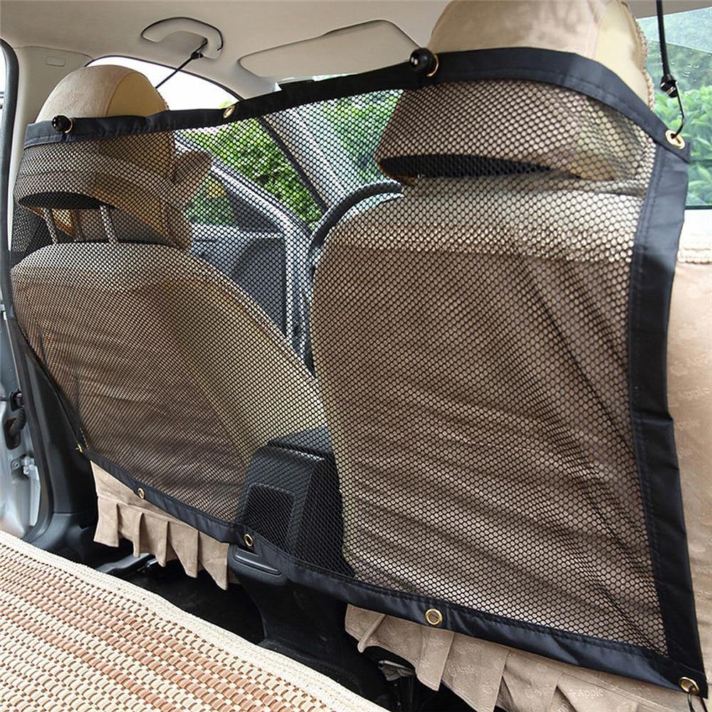 Car Pet Barrier Mesh Dog Car Safety Travel Isolation Net Vehicle Van Back Seat - MY STORE LIVING