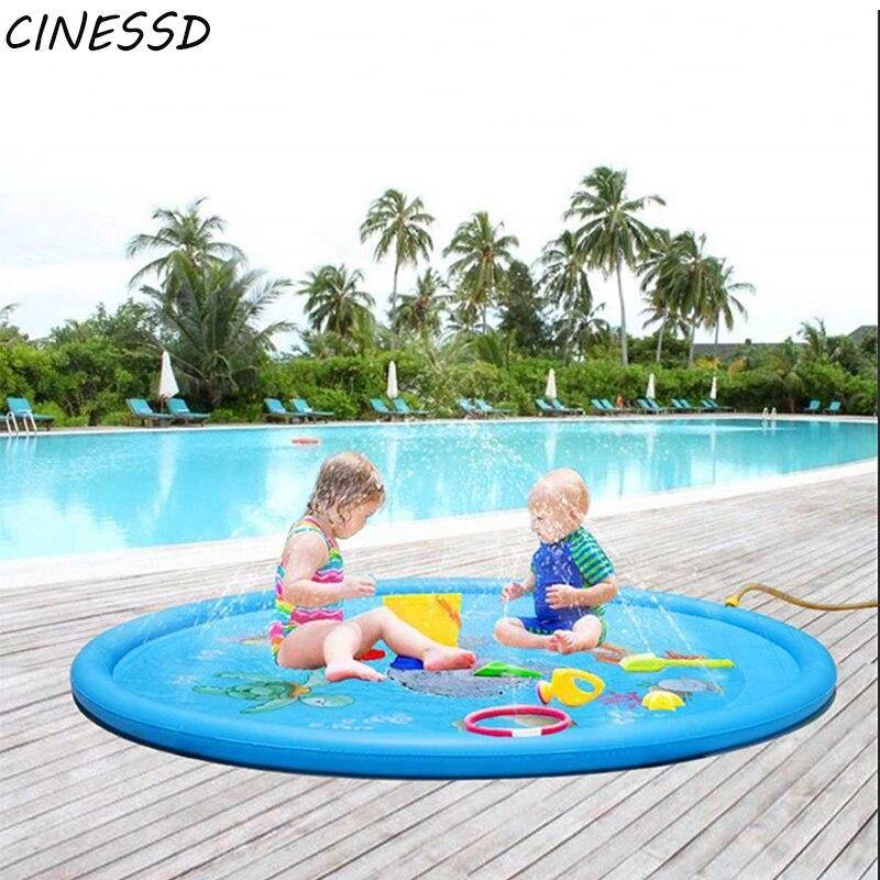 170/150/100CM Children Water Mat- Outdoor Inflatable Spray Water Sprinkler Mat - MY STORE LIVING