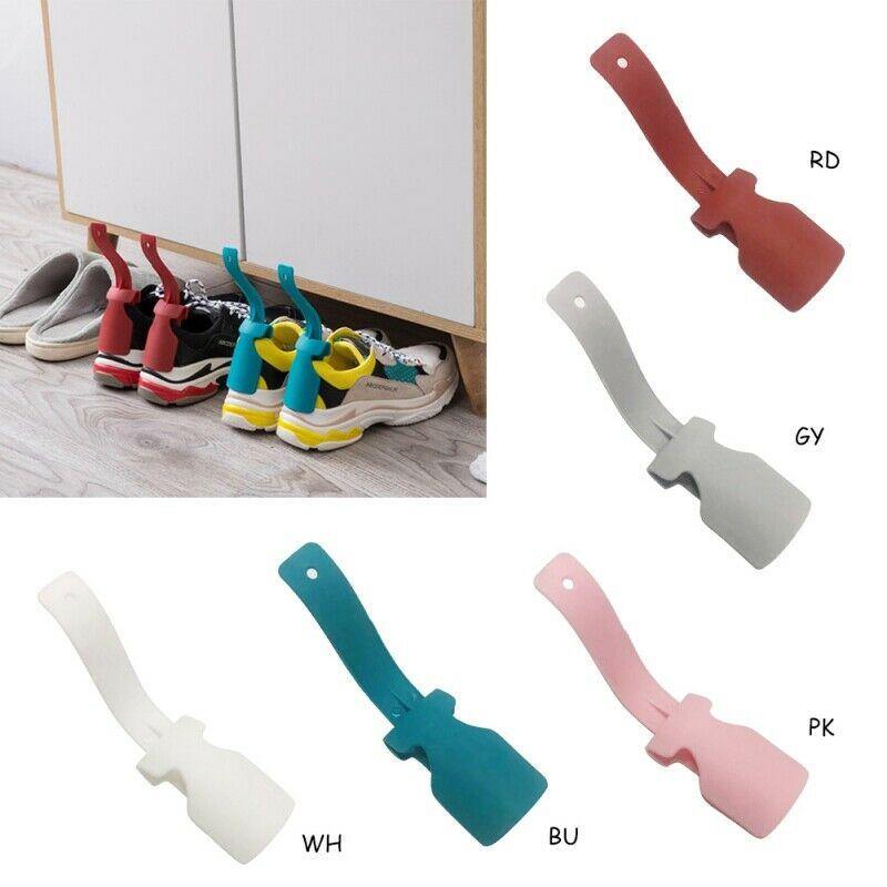 2PCS Lazy Unisex Wear Shoe Horn Helper Shoehorn Shoe Easy on and off Shoe Sturdy Slip Aid - MY STORE LIVING